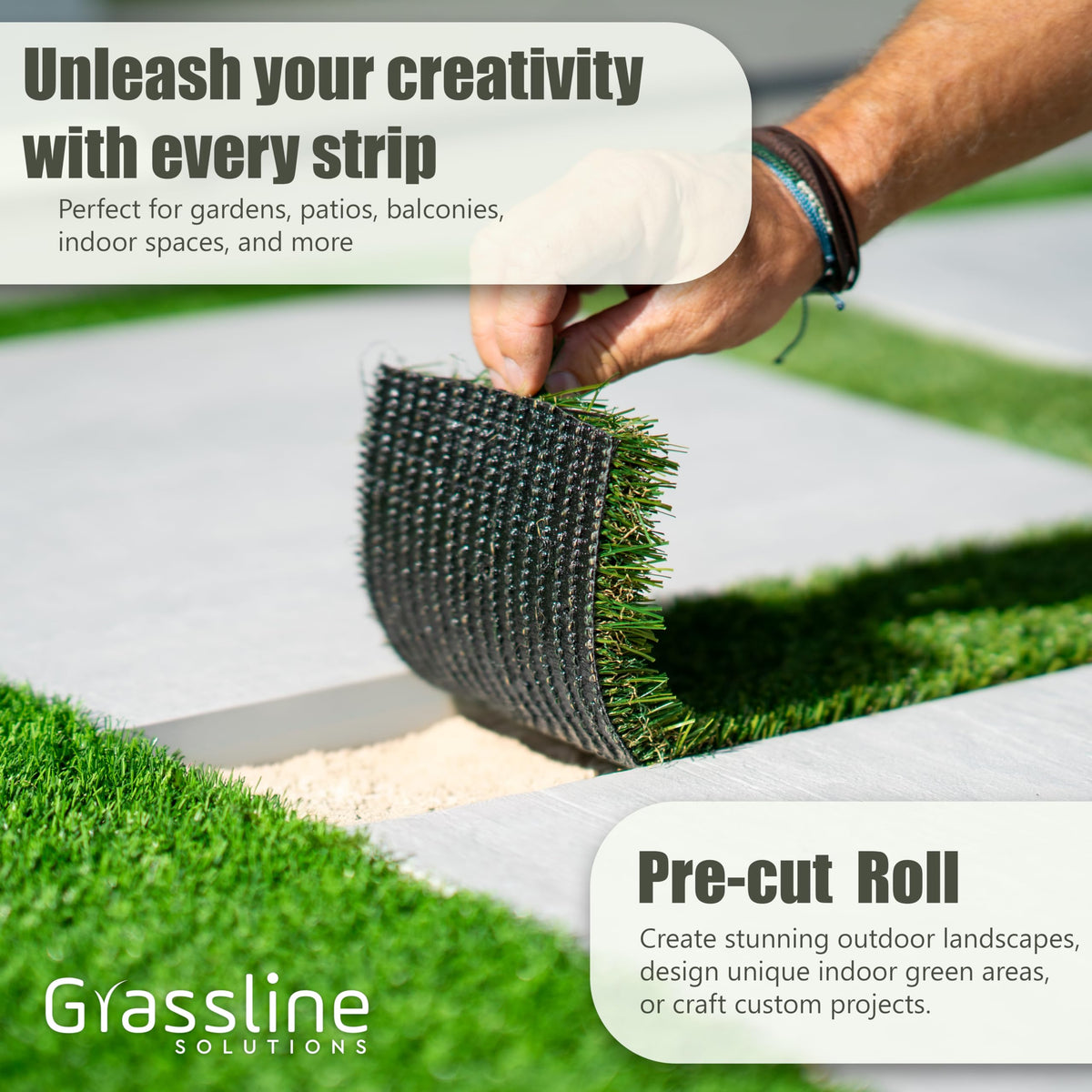 Nova Artificial Grass Strip 6'' x 25ft